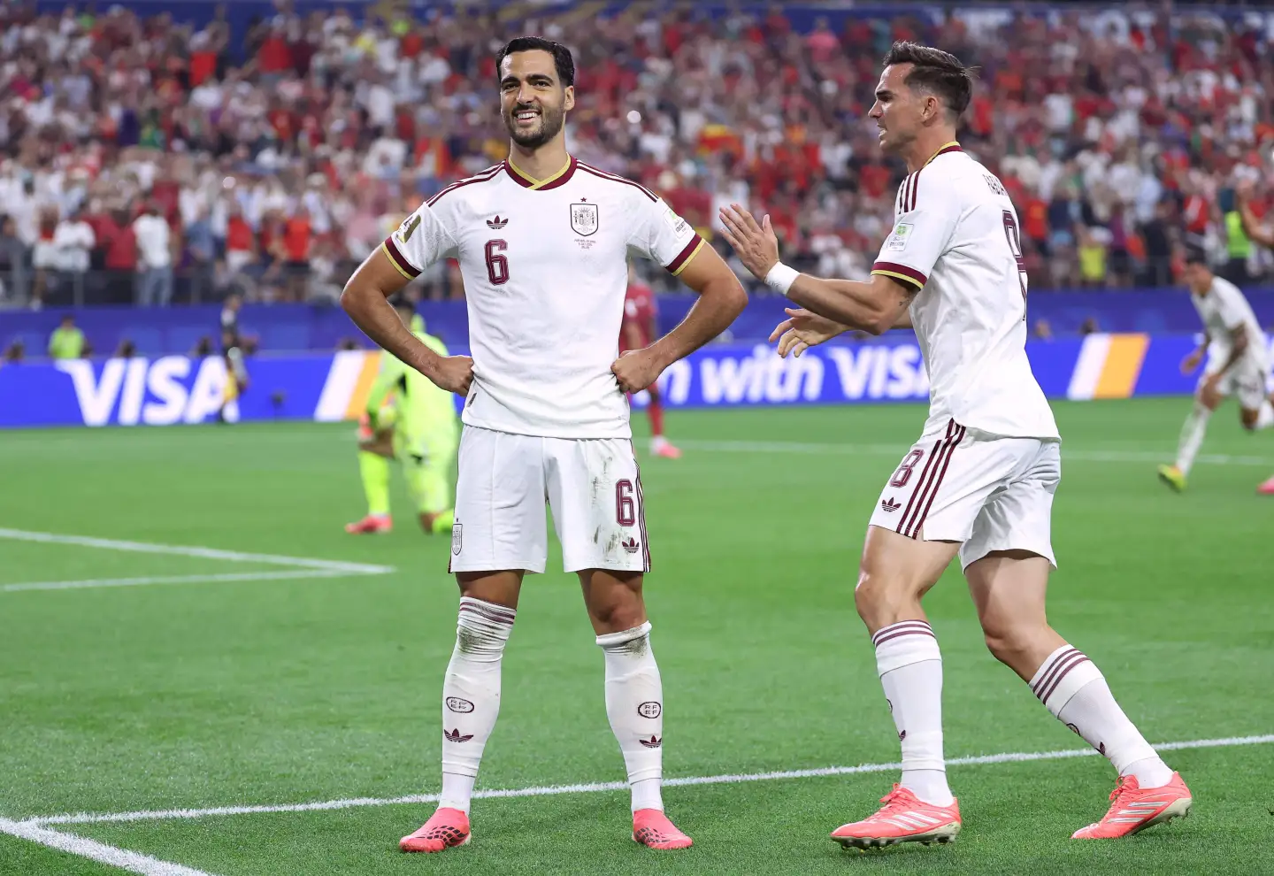 España se lo ganó sobre la hora y retiró a Cristiano de Portugal