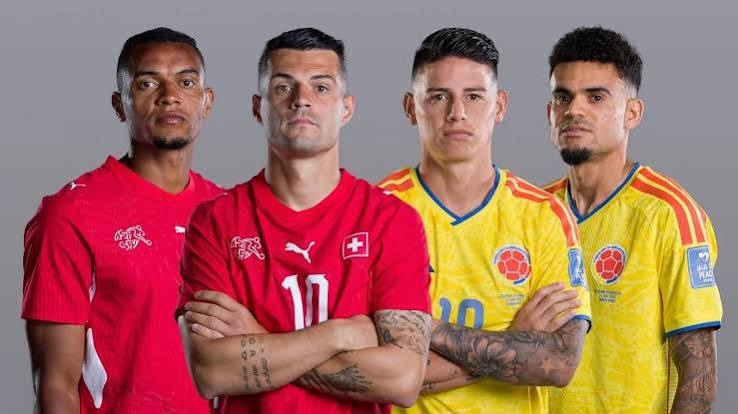 Suiza vs. Colombia, por el último pasaje a cuartos