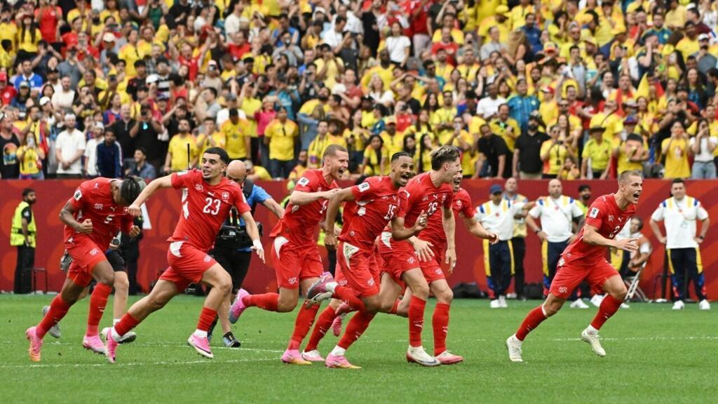 Suiza, rival argentino: eliminó por penales a Colombia