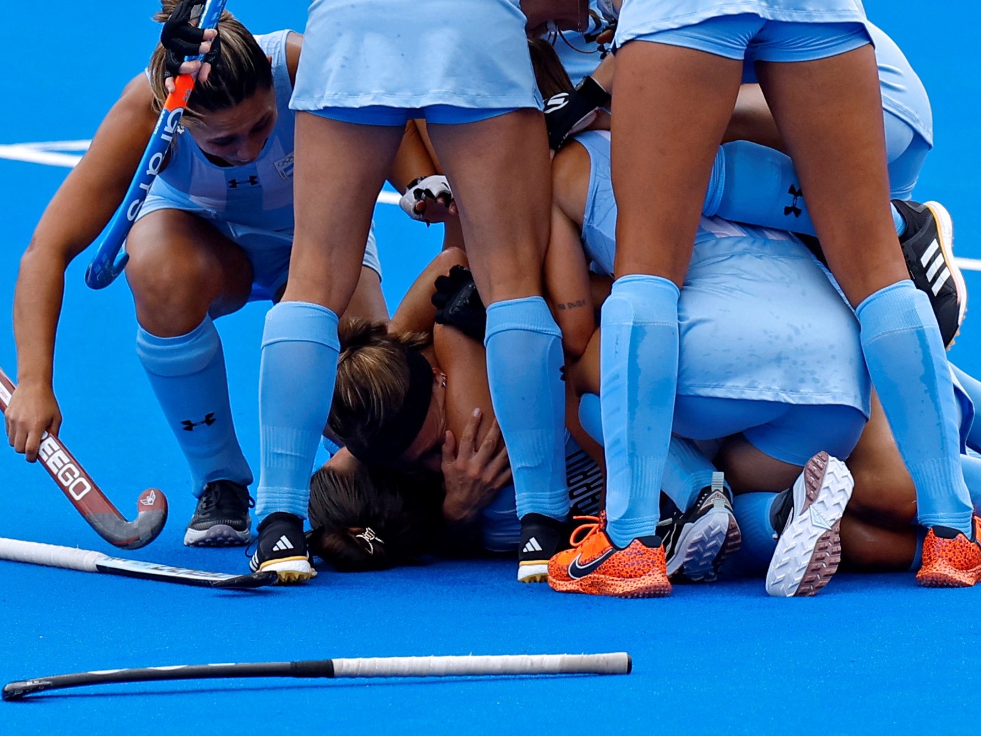 Las Leonas empataron 0 a 0 con Bélgica